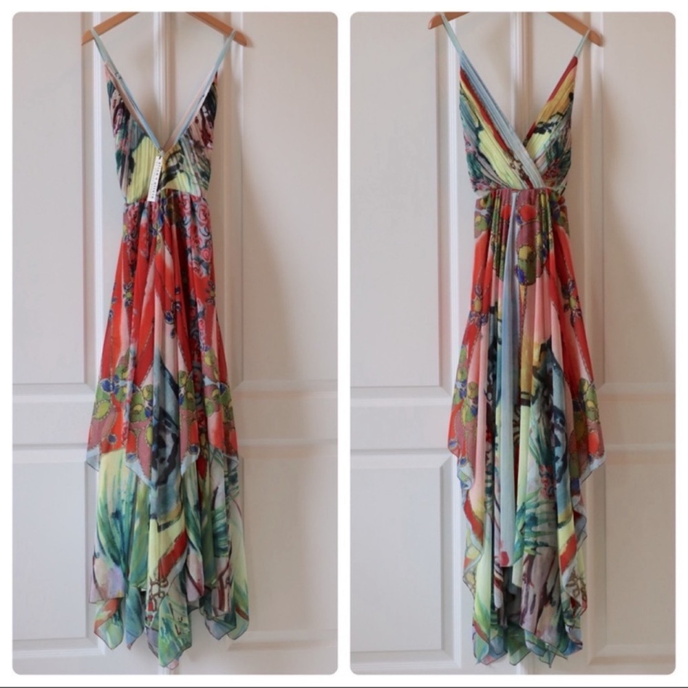 ALICE + OLIVIA Orly Handkerchief Dress - Picture 7 of 8